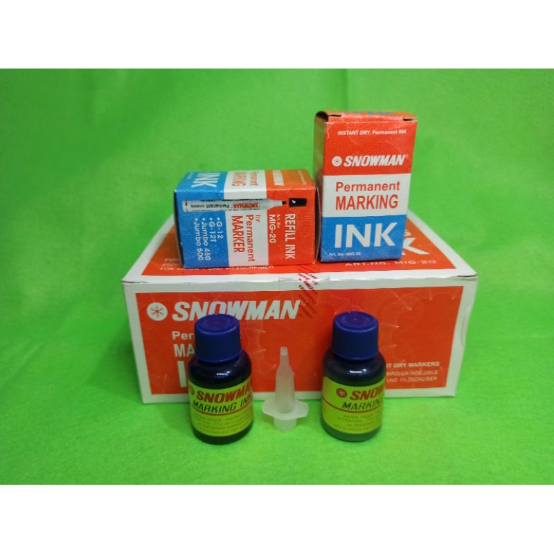 

Isi Tinta Spidol Permanent Snowman / Ink / Refill Spidoll per pcs