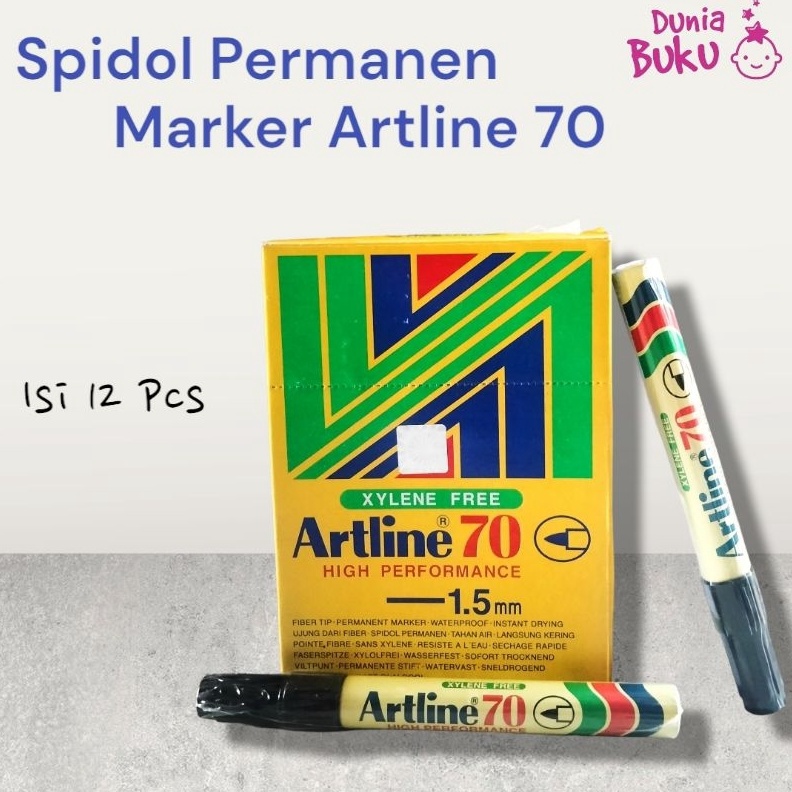 

KODE G5Y3 1 Box 12 Pcs Spidol Permanen Marker Artline 7