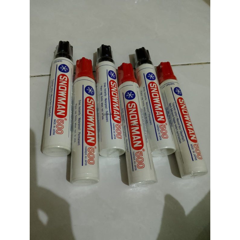 

Spidol Snowman 500 Permanen Hitam