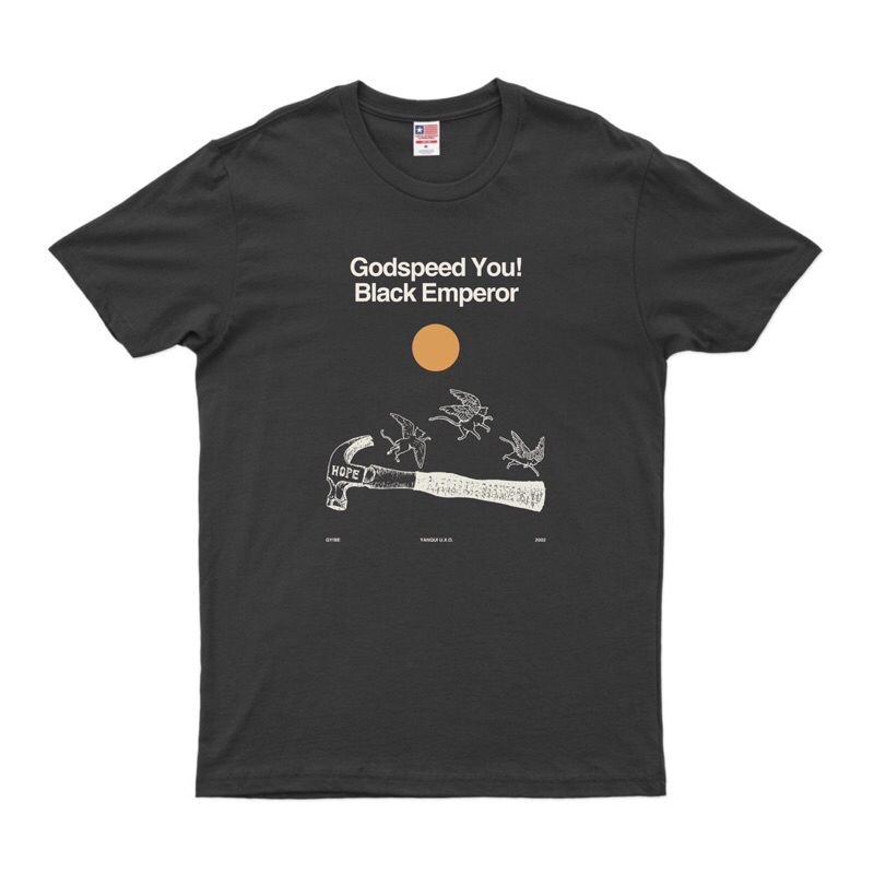 T-Shirt GodSpeed You Black Emperor - Yanqui U.X.O Vintage | Kaos GodSpeed You Black Emperor - Yanqui