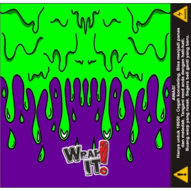Wrap it 2 wrap pelindung baterai 18650