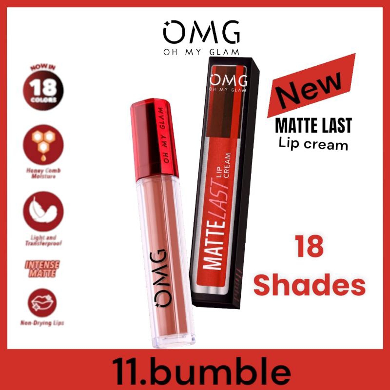 LIPKRIM OMG OH MY GLAM NO 11 BUMBLE