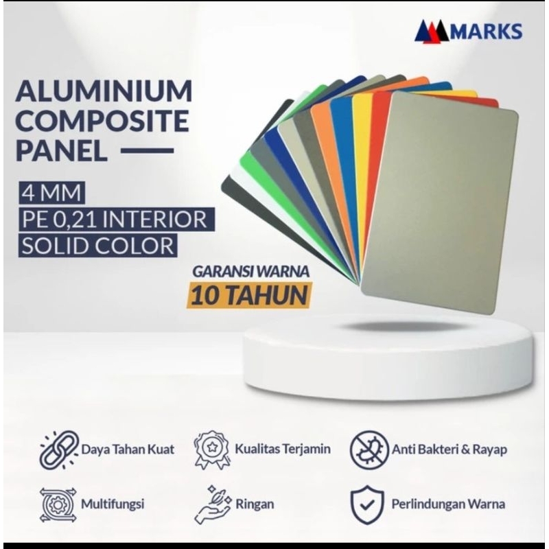 Marks ACP PVDF Exterior 4 mm 0,30 mm Solid