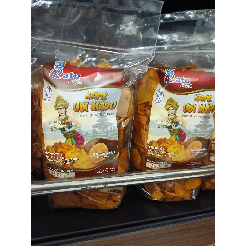 

KERIPIK UBI MADU RATU 250gr OLEH OLEH ASLI KHAS BALI + BUBBLE WRAP