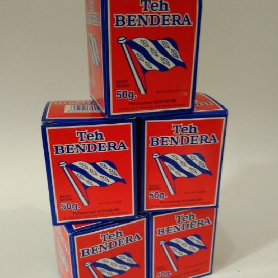 

TEH BENDERA BUBUK TUBRUK 50 GR x 5 PCS