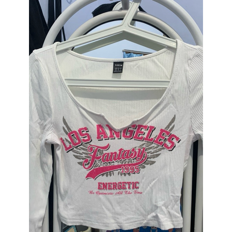 crop longsleeve shein