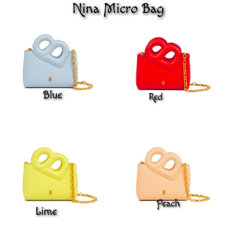 Nina Micro Bag (box hitam) Buttonscarves Tas