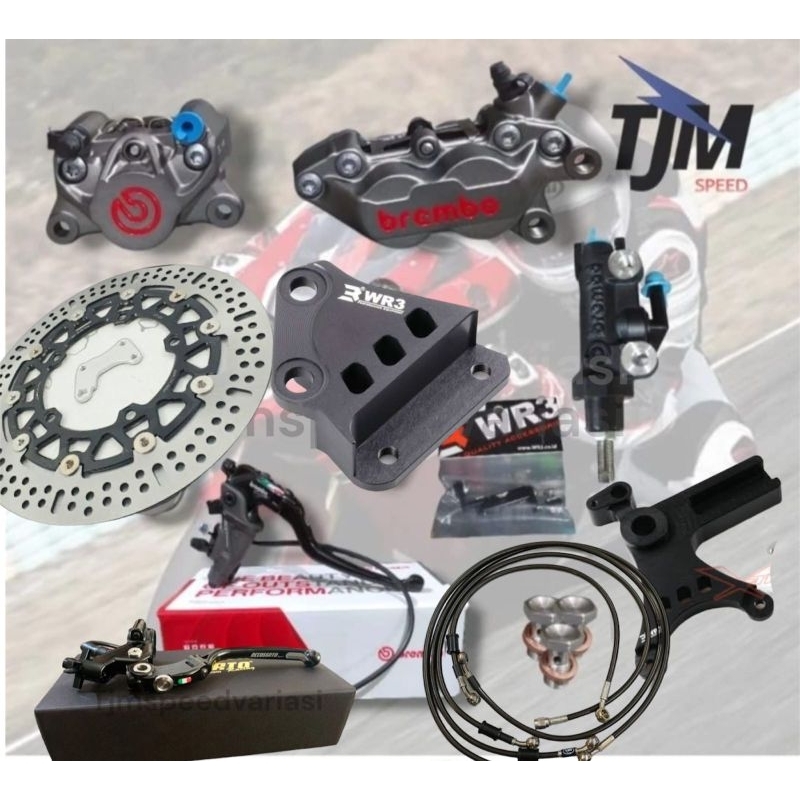 Paket Kaliper Brembo Full Set Ninja 250 FI OLD ABS