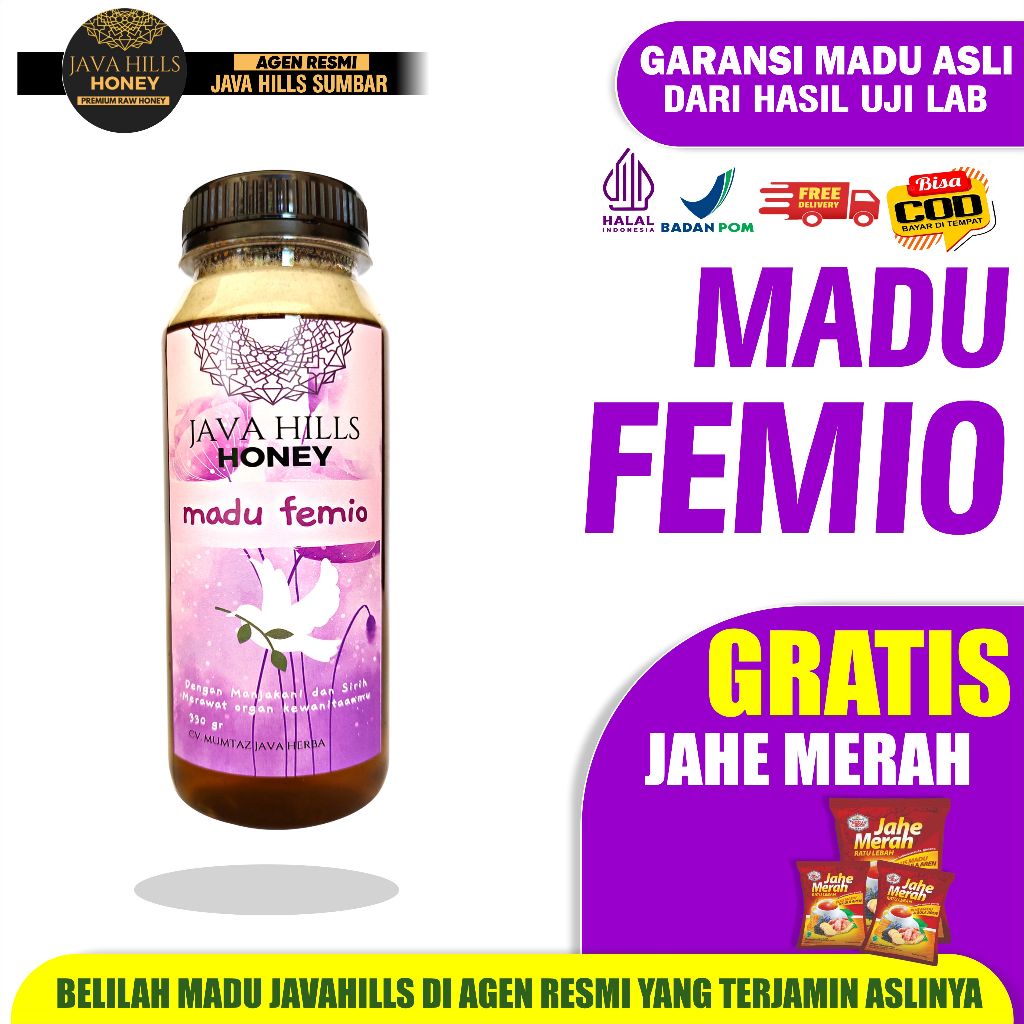 

JAVA HILLS HONEY MADU FEMIO - 320G (AGEN JAVAHILLS SUMBAR)