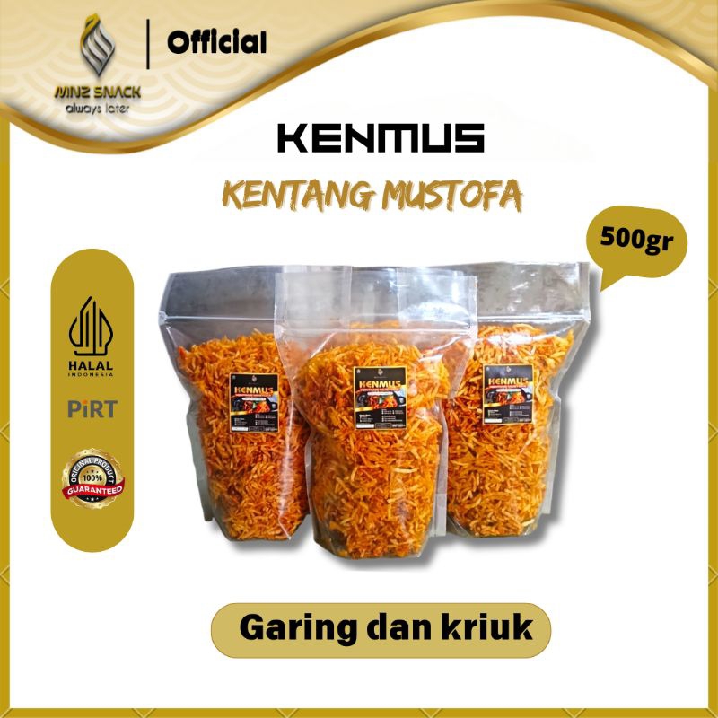 

MNZSNACK (KENMUS) Kentang Mustofa 500g keripik kentang mustofa kering kentang mustofa cemilan kripik kentang mustofa kentang mustofa pedas manis