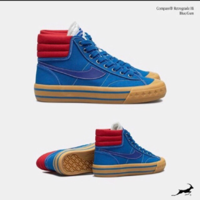 compass retrograde high ( blue gum ) size 41