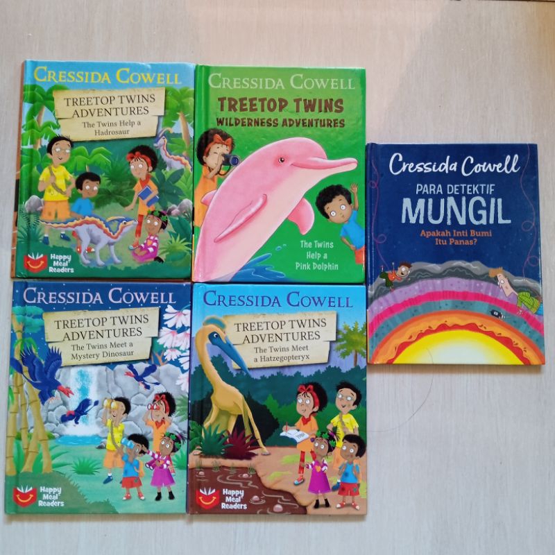 Buku Cressida Cowel bekas mulus, buku cerita anak bekas