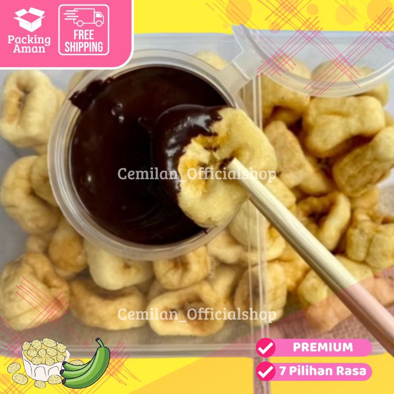 

[ PREMIUM ] Pisang Oven Crunchy Lumer Coklat Box 500ml