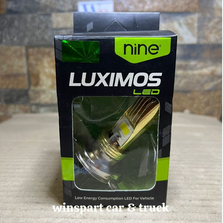 Lampu Utama/Depan Motor Bebek matic LED H4 9nine luximos AC DC Putih - NINE AUTOSERIES H4 COB GOLD L