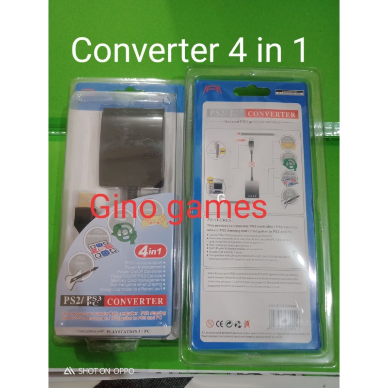 CONVERTER 4IN1 / CONVERTER STIK PS2 TO PS3 4IN1 / CONVERTER STICK PS2