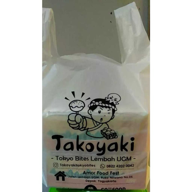 Plastik Sablon Custom Kresek Sablon Ukuran Sedang 21