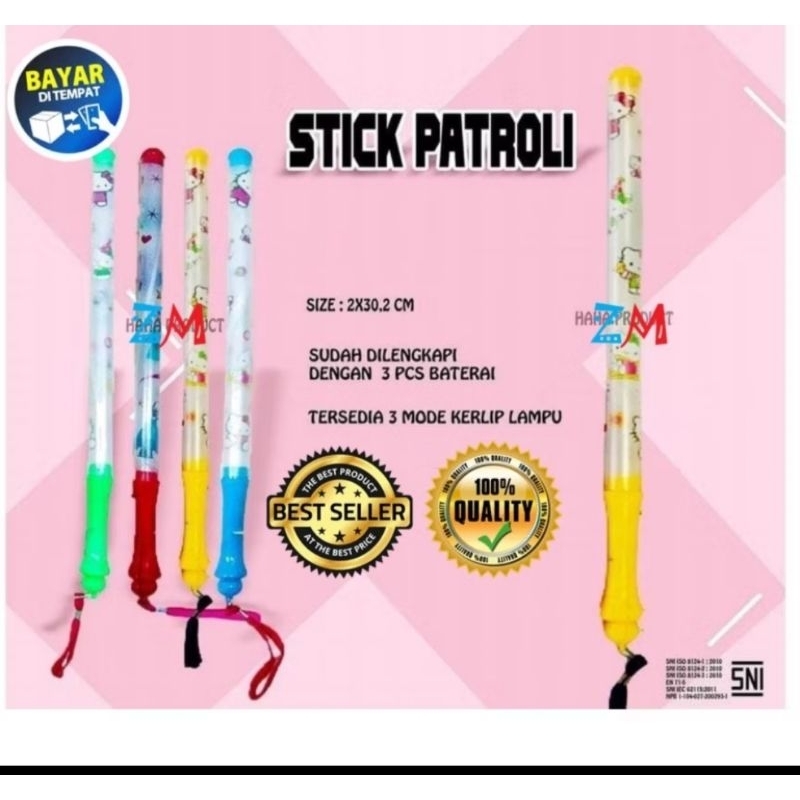lampu stik LED patroli panjang patroli anak lampu nyala