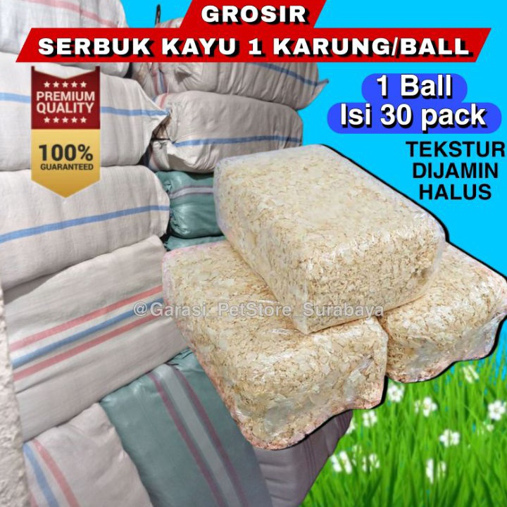 FG2 GPSS Serbuk Kayu Hamster Marmut 1 BallKarung Isi 3 Pack Dijamin Halus Bersih Alas Pup Kucing Ala
