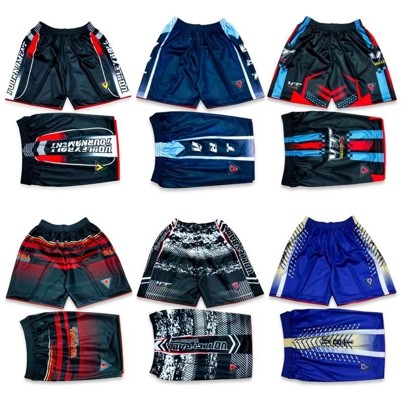 Celana Volly Celana Volli Kolor Voly Voli Volley Ball Full Printing Motif Fixch Pria Wanita Cowok Ce