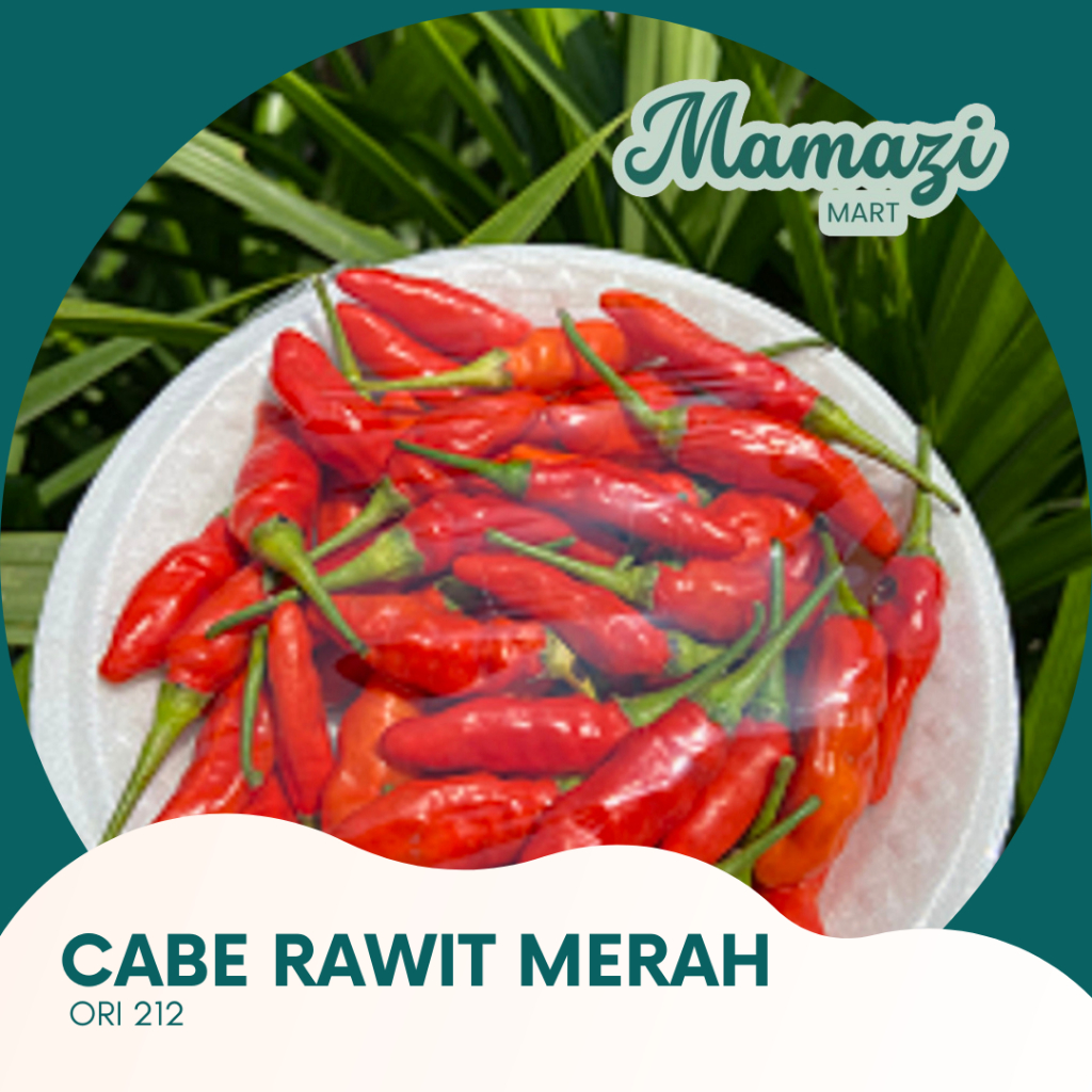 

MamaziMart - CABE RAWIT CABAI RAWIT MERAH CABE SEGAR ORI 100 GR 250 GR 500 GR 1000 GR 1 KG