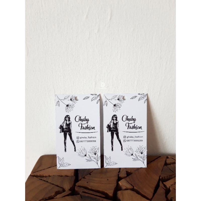 

Hangtag Paket 1 CETAK 1 SISI