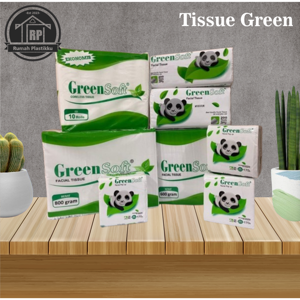 Tissue Green Soft / Tisu Green Soft / Tisu Potong / Tisu Makan