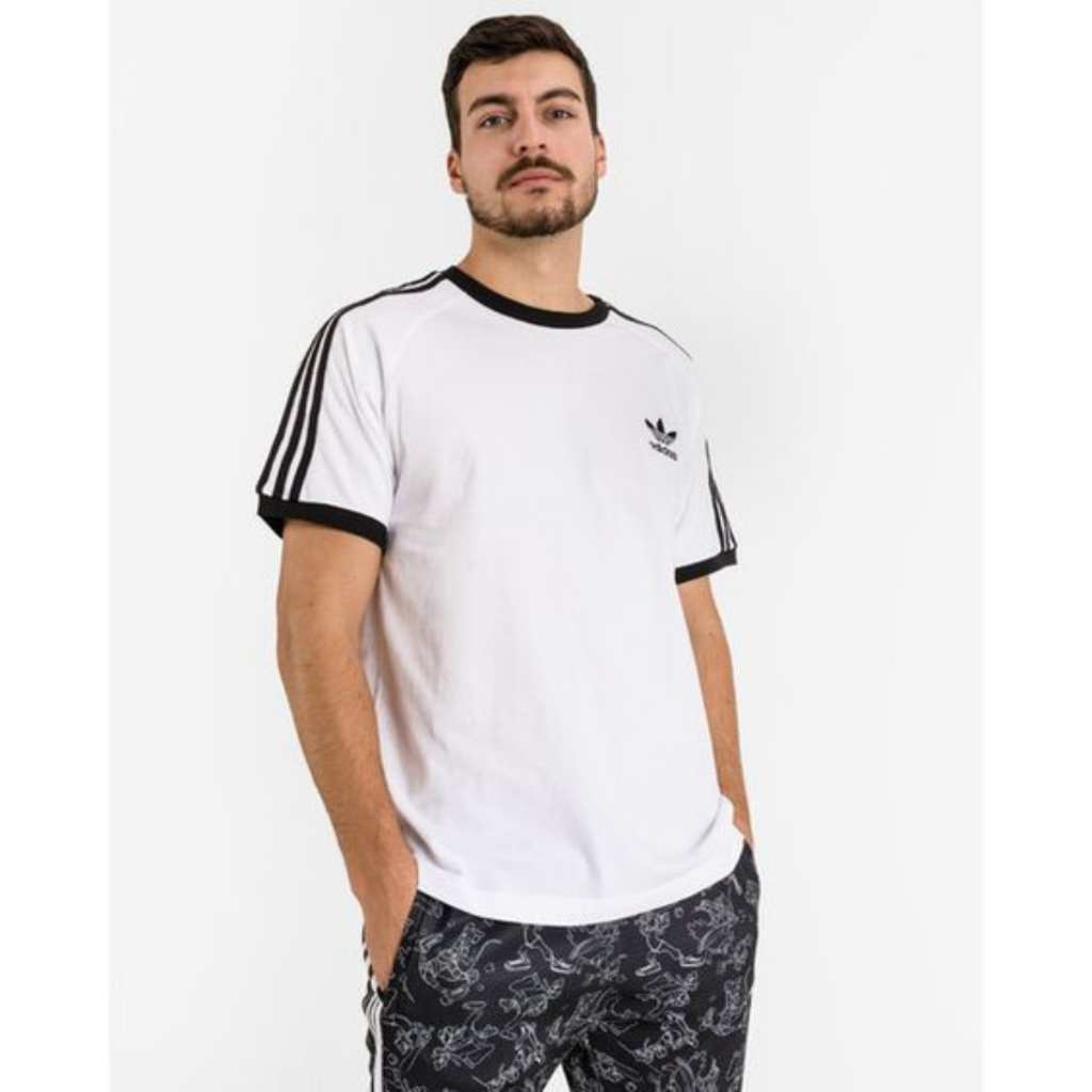 Baju Kaos Oblong Oversize Logo Adidas Distro / T - Shirt Pria Wanita Terbaru / Kaos Trendy Bandung