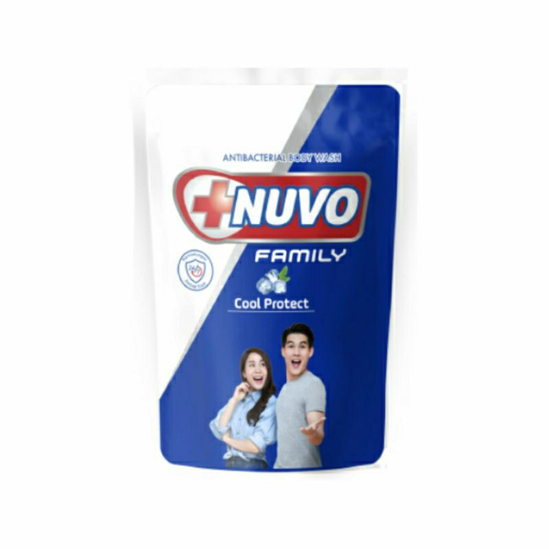 nuvo family sabun mandi cair cool protect 400ml