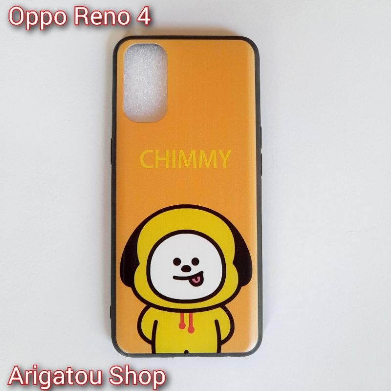 Oppo Reno 4 Case Softcase Fuze Karakter Gambar Kartun Kpop Korea