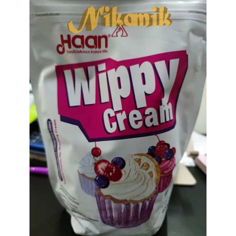 

Whipcream Bubuk Haan 400gr kemasan POUCH