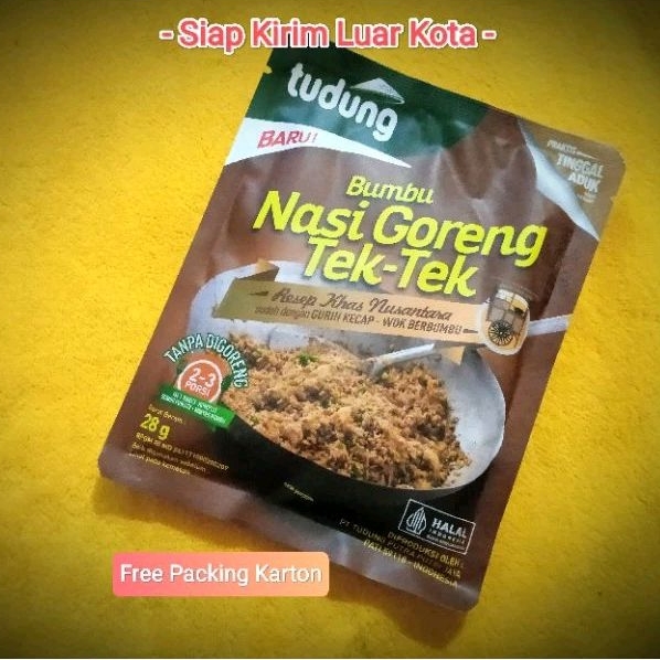 

Tudung Bumbu Nasi Goreng Tek-Tek Kemasan 28g