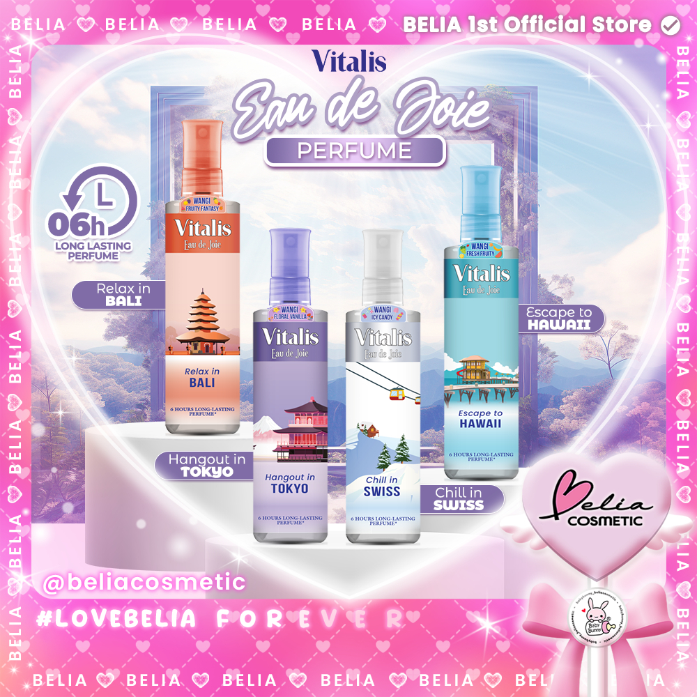 ❤ BELIA ❤ VITALIS Eau De Joie 100 ml | 6 Hours Long lasting perfume