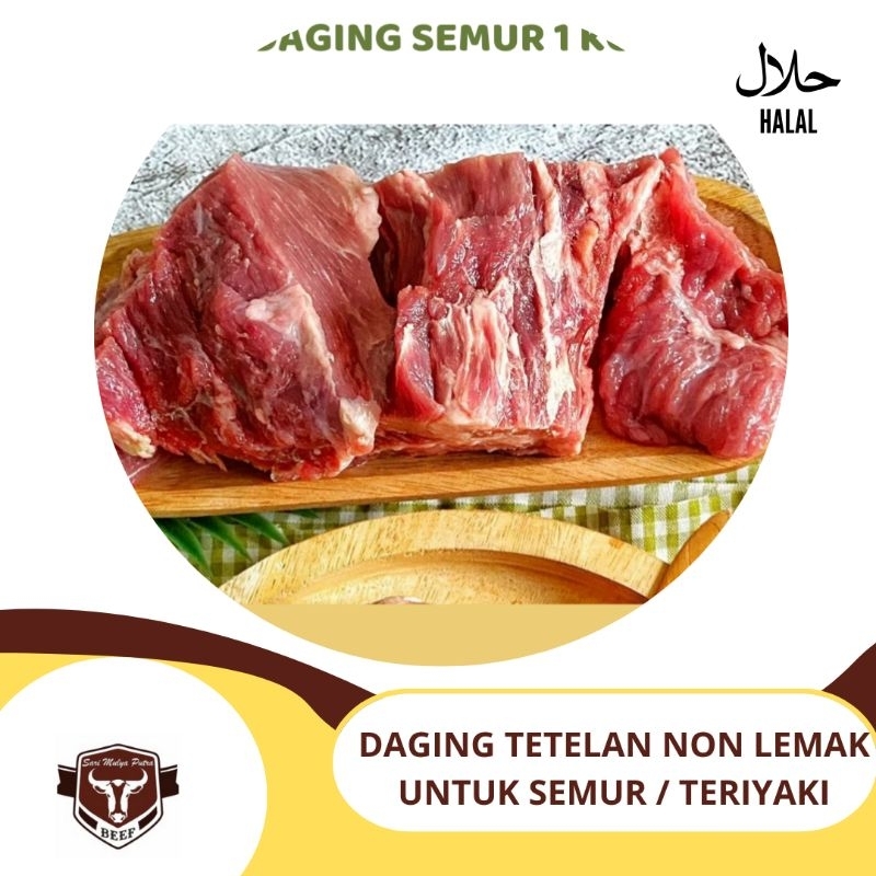 

DAGING SAPI / tetelan sapi super non lemak / daging semur 500gr