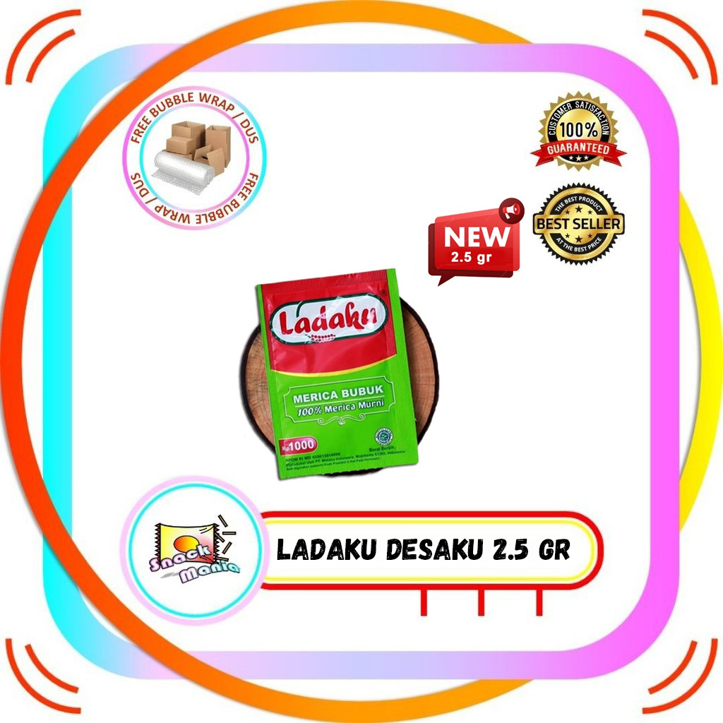 

LADAKU Desaku Merica lada Bubuk 2.5 gr Pepper Powder