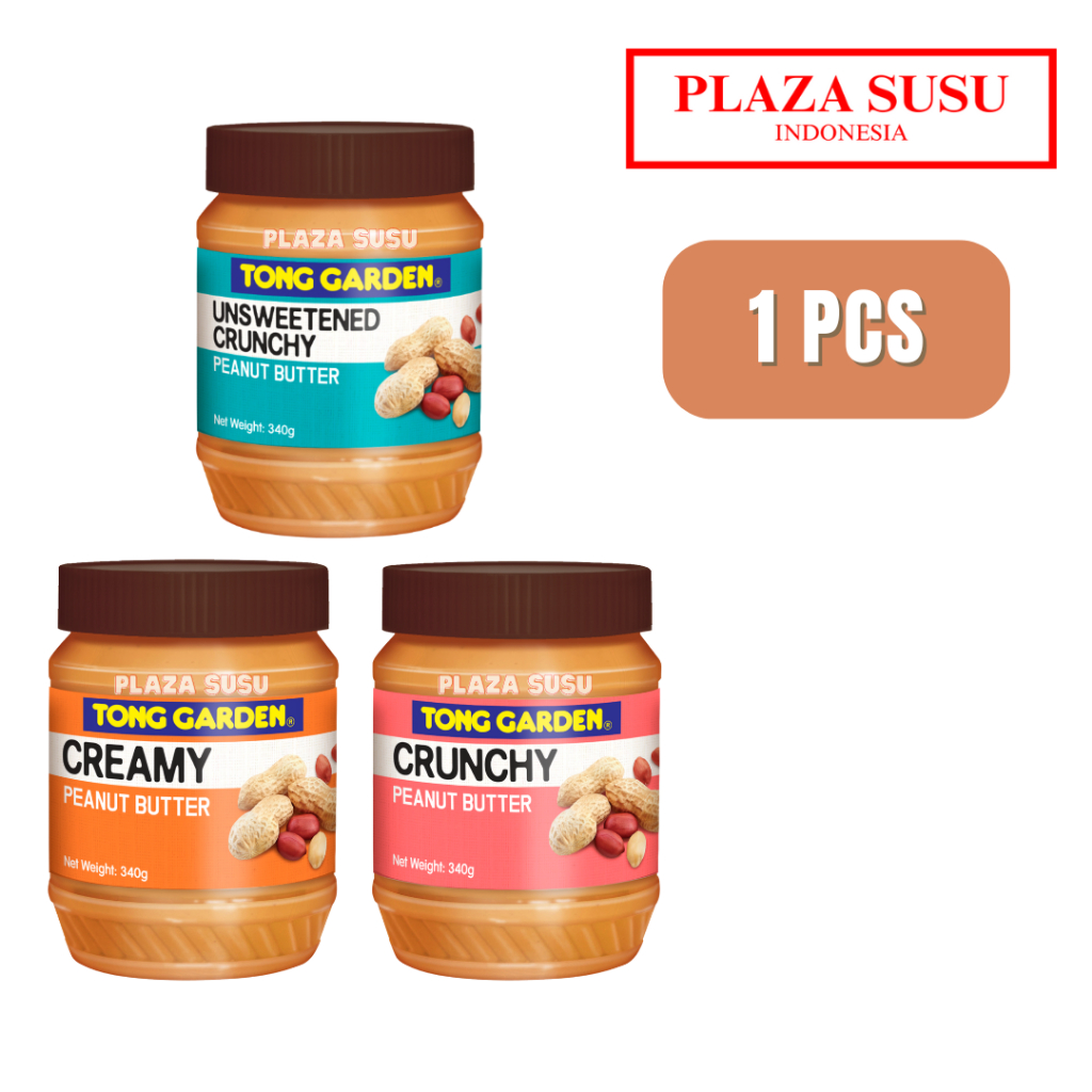 

KACANG SELAI TONG GARDEN CREAMY CRUNCHY PEANUT BUTTER UNSWEETENED KACANG DIABETES 340G