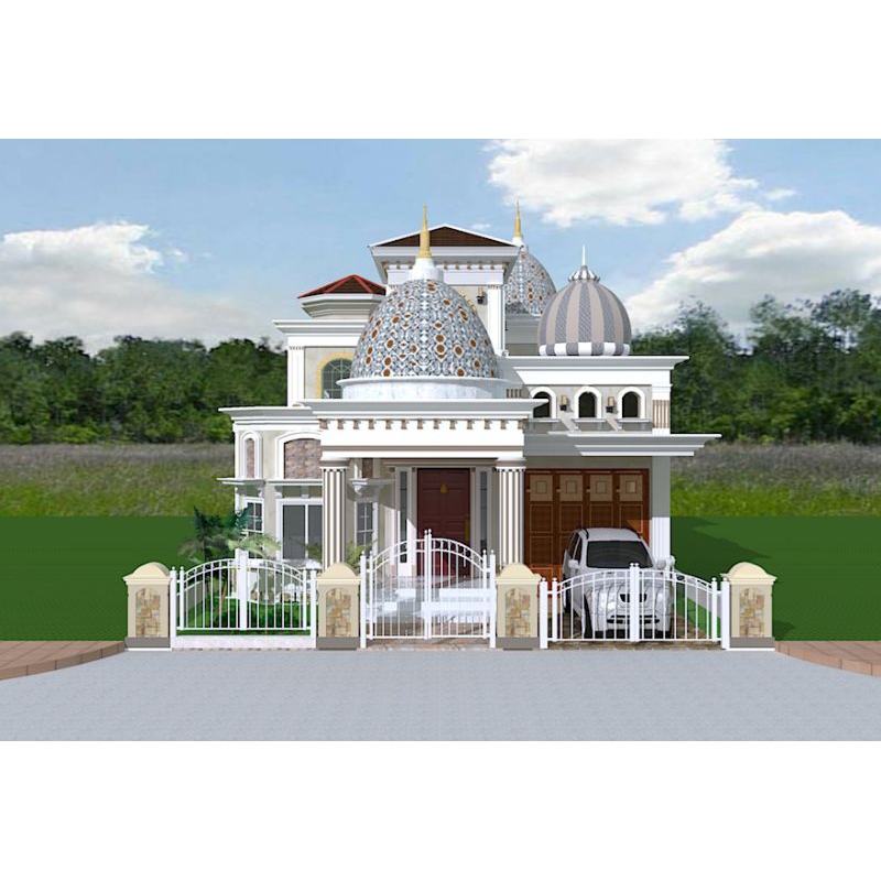 DESAIN RUMAH KLASIK 2 LANTAI. PAKET DESAIN SIAP BANGUN. Jasa desain rumah klasik, gambat rumah klasi