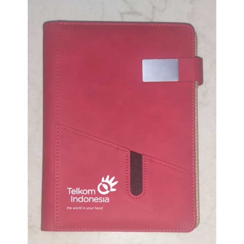 

Notebook Kulit Magnet Notebook Kantor custom free cetak logo