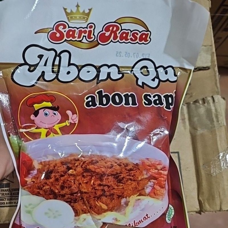 

Abon daging sapi Sari Rasa 100gram