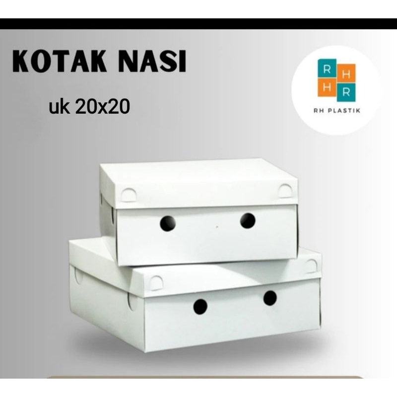 

Kotak Nasi ukuran 20x20 ( 3 varian motif )