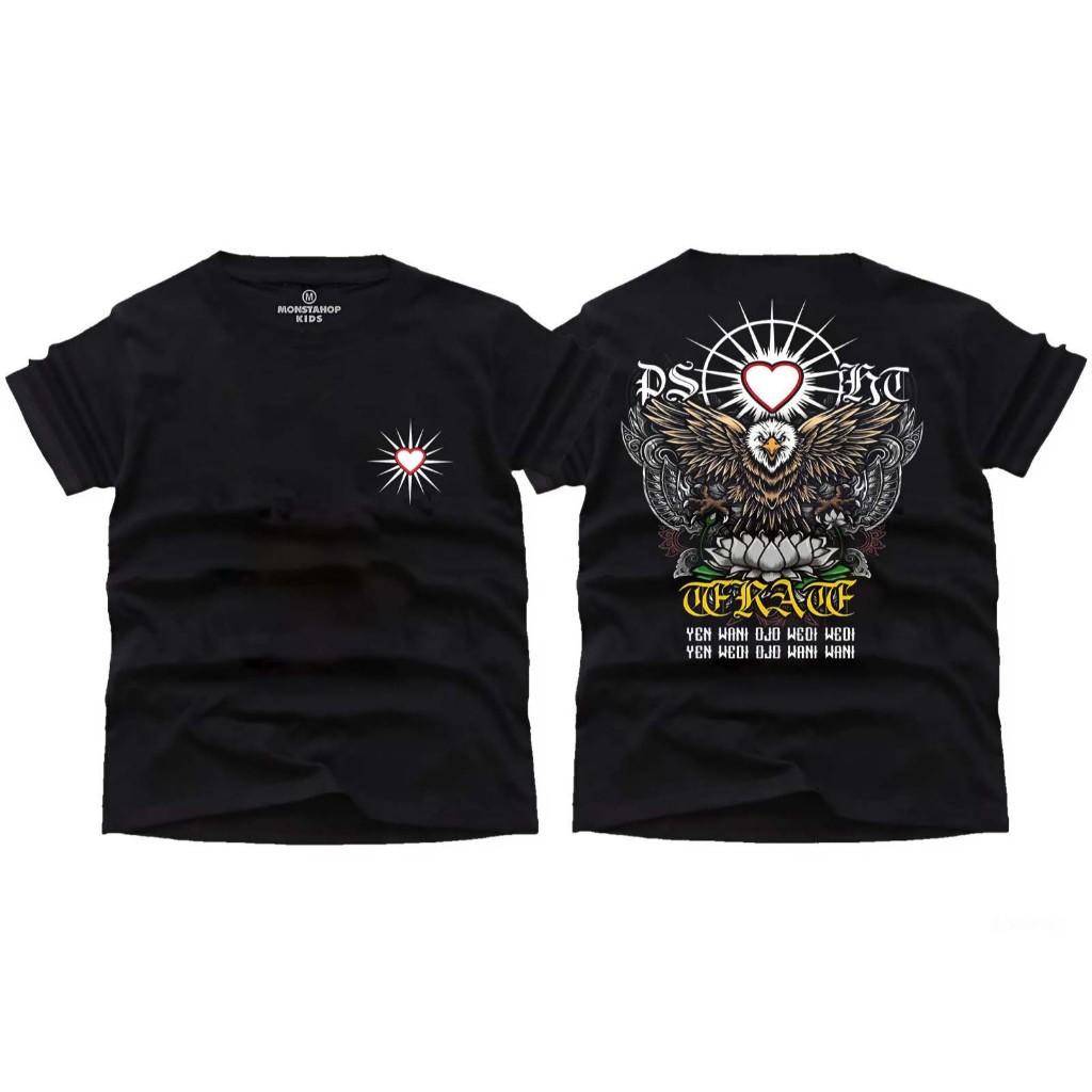 (Kaos Anak PSHT) Kaos anak Laki-Laki Perempuan Bahan 24s