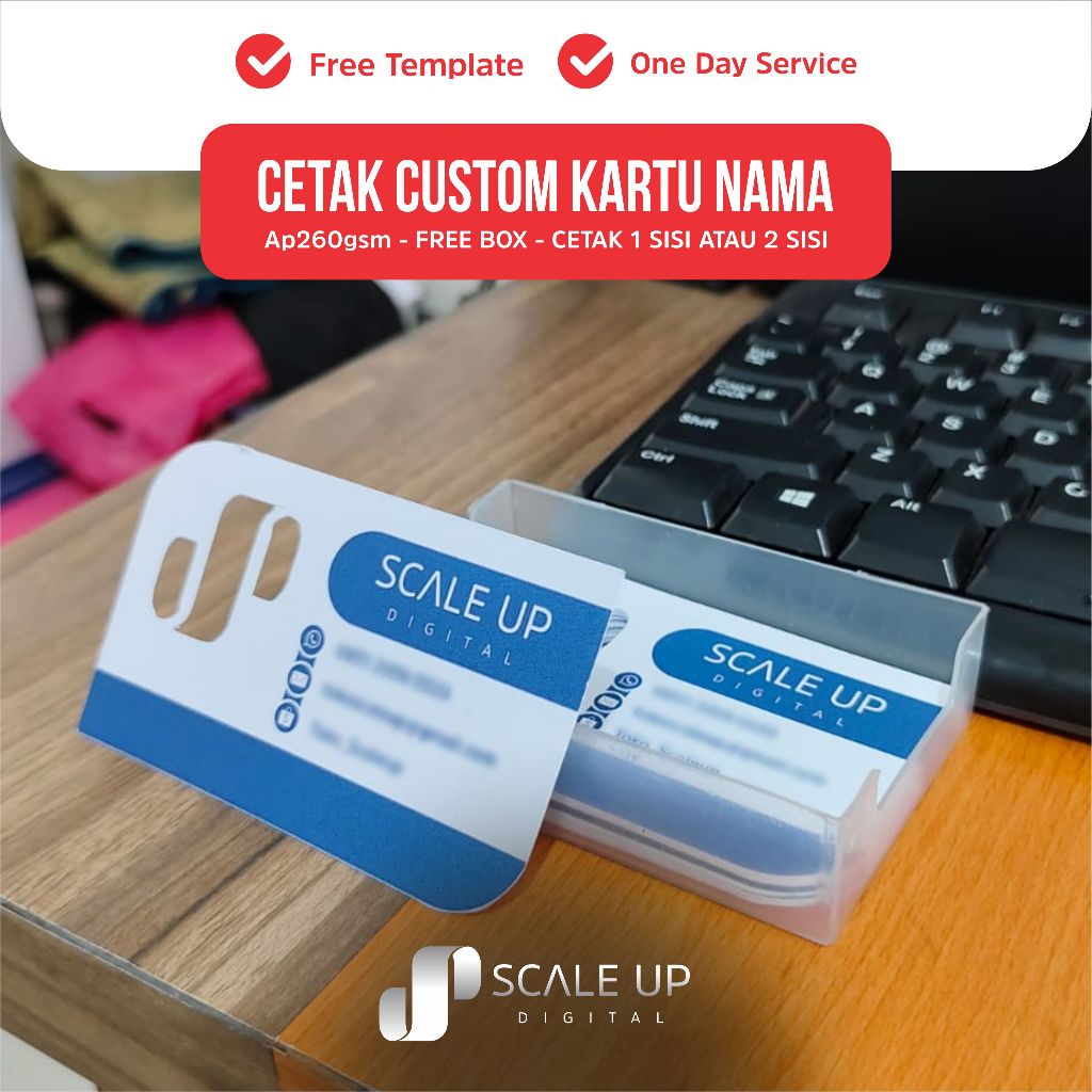 

Cetak Kartu Nama Unik Custom - Art Paper 260