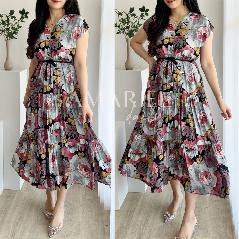 Amariel Malibu Dress Daster Nyaman Bumil Busui Friendly