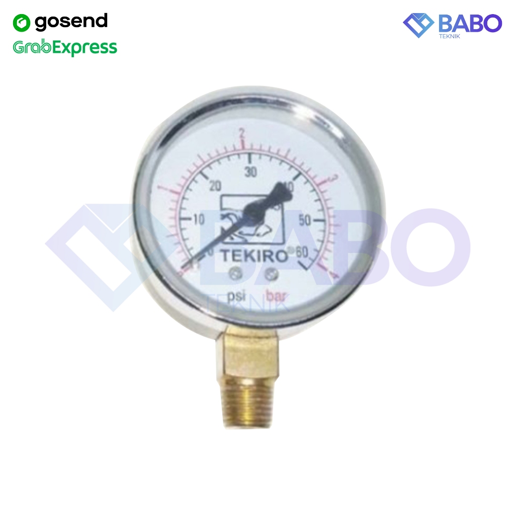 TEKIRO Manometer 4 bar TEKIRO Pressure Gauge 4 bar TEKIRO Manometer TEKIRO Mano Meter 4 bar TEKIRO P