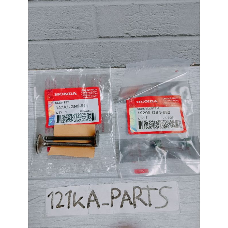 payung klep+sil klep Honda grand/prima/legenda/Supra/win 100 GN5