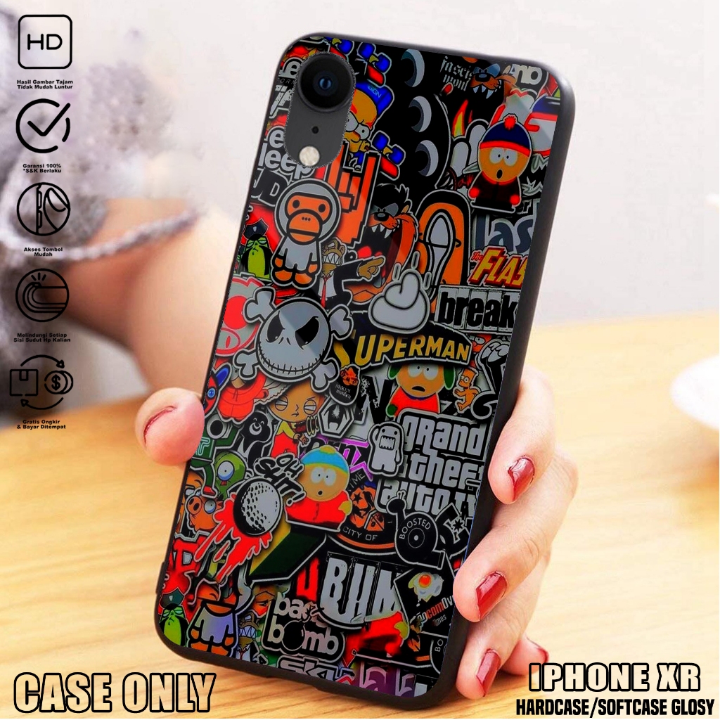 Case IPHONE XR  - Casing IPHONE XR [ GRVTY ] Silikon IPHONE XR  - Kesing Hp - Casing Hp  - Case Hp -