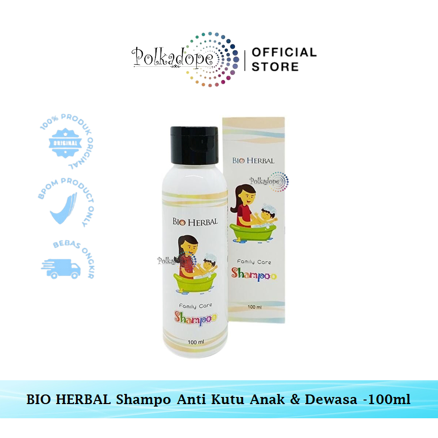 (BPOM) Bio Herbal Family Care Shampoo Kutu/ Bio Herbal SAMPO Kutu