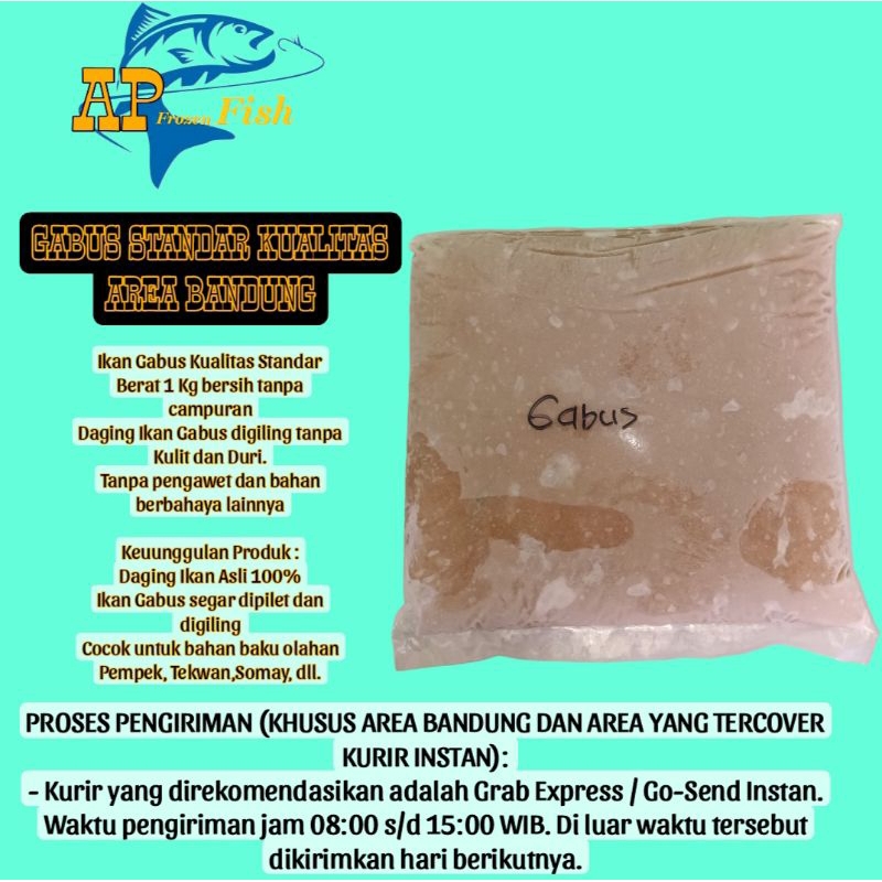 

Ikan Giling Gabus Kualitas Standar Area Bandung
