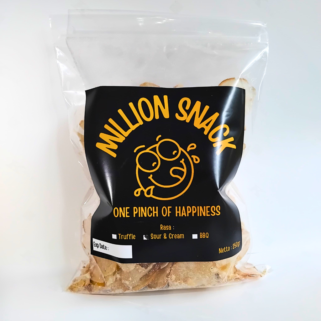 

Keripik Singkong Sour and Cream Snack Gurih & Renyah