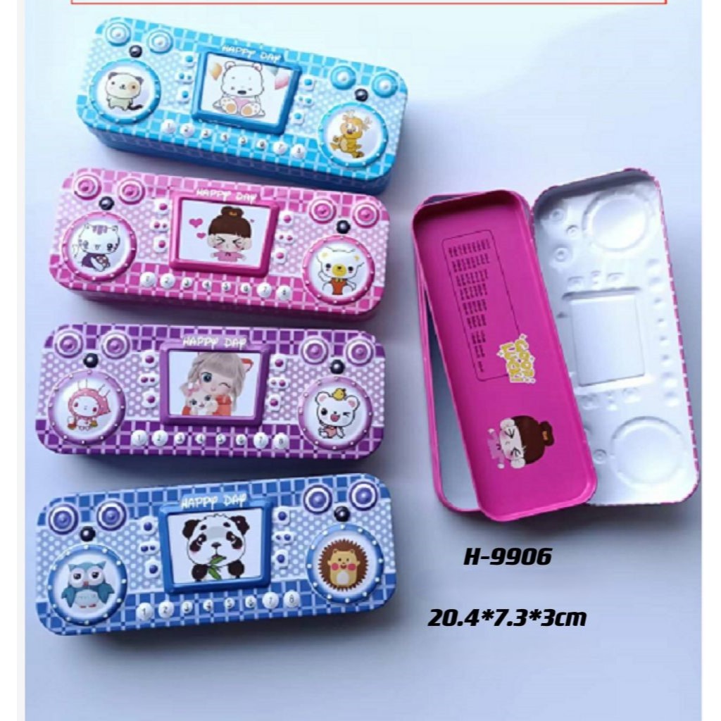 

Tempat Pensil Kaleng / Tempat Pensil Anak Karakter Lucu/ Pencil Case H 9906