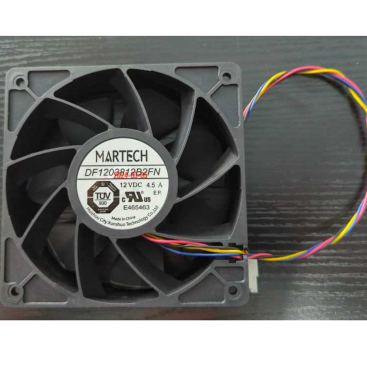 Bitmain Antminer fan kipas Martech DF1203812B2FN Square pin 7000 rpm 7000rpm S21 S19j XP T21 KS5 pro